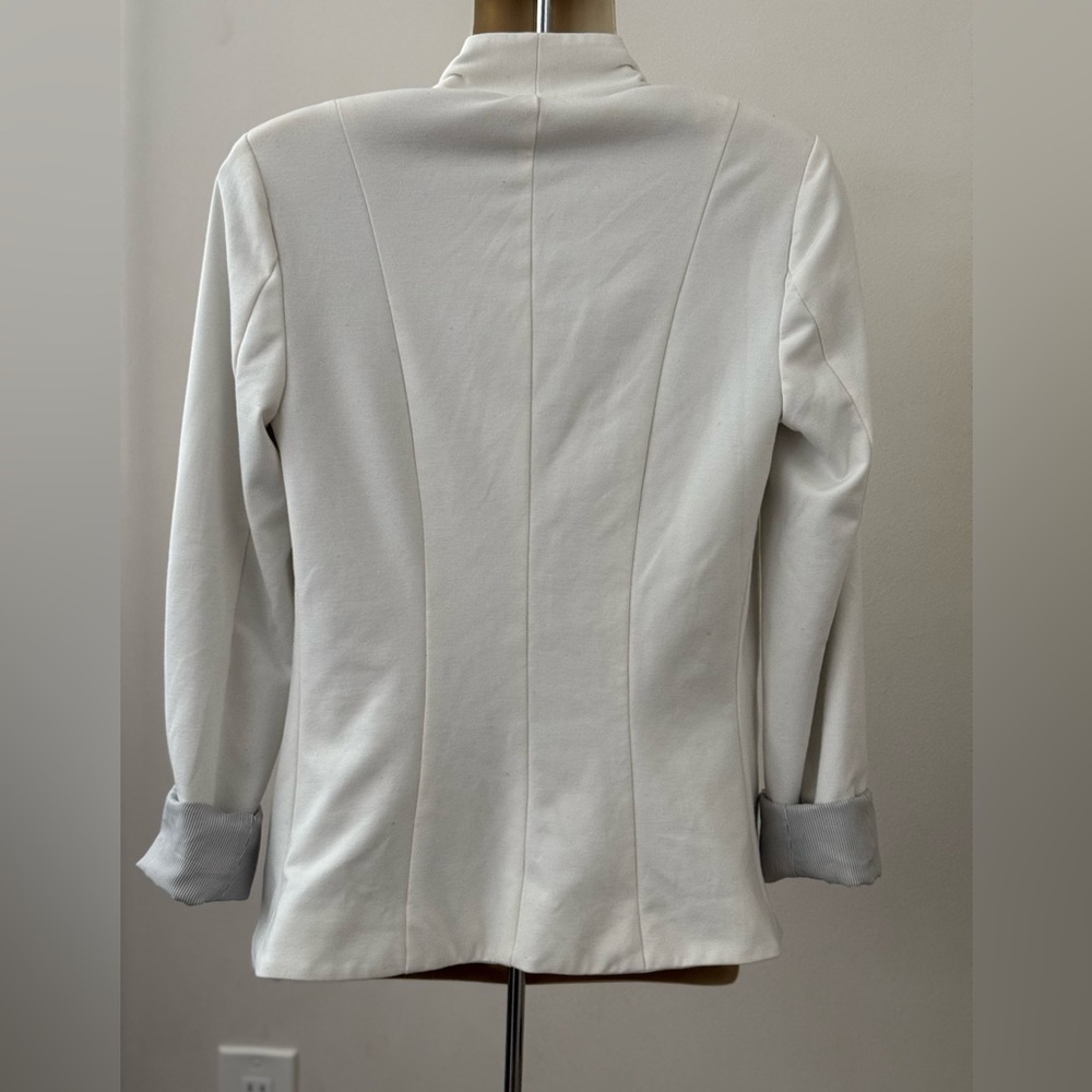 Twik lined blazer in off white xs - Picture 3 of 7